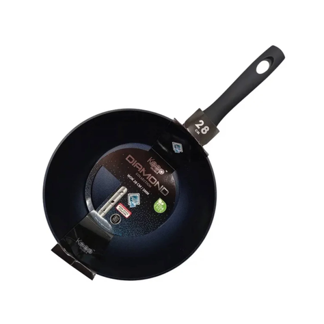 Wok Antiadherente Diamond Collection 28cm. Keep -3