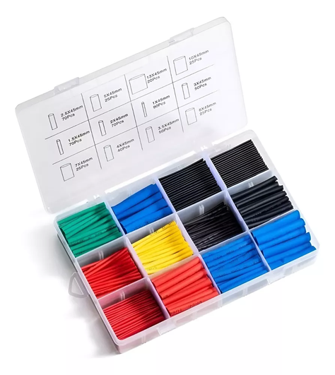 Set 560 Tubos Termoretractil Aislante Union Termoencogible Conectores Electricos Aislante-6