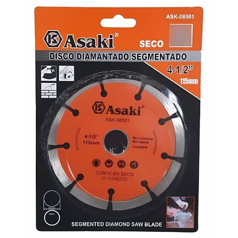 Disco Diamantado Segmentado de 115mm Herramienta 08501-0