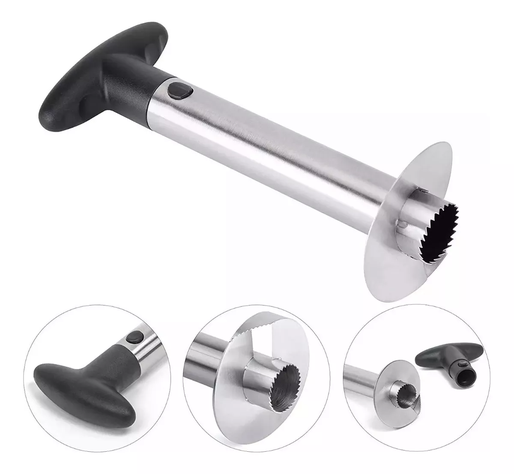 Pelador Cortador Rebanador Picador Extractor Piña Acero Inoxidable-0