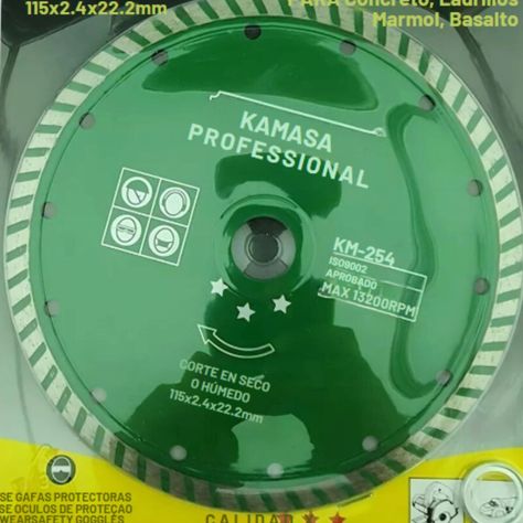 Disco Diamantado Turbo de 115mm Herramienta Ferreteria KM254-1