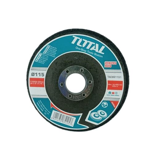 Disco Esponja de 115mm Herramienta Ferreteria TAC661151-2