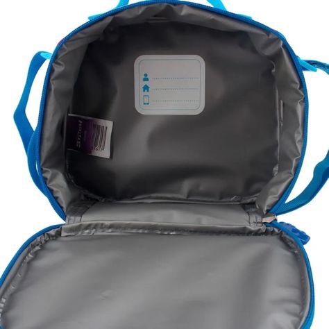 Pack 3 Piezas Mochila Lonchera Estuche Diseño Animado Azul-3