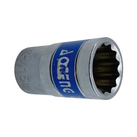 Dado Corto Poligonal de 1/2" x 15mm Herramienta Ferreteria-1