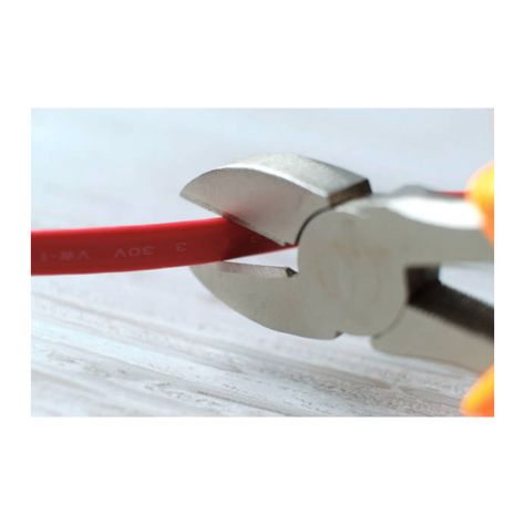 Alicate Corte 8 Pulgadas Aislacion Electrica Ferreteria-3