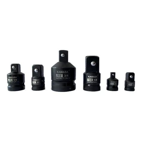 Set Juego de Dados Adaptadores Reductor 6 Pzas Profesional-1
