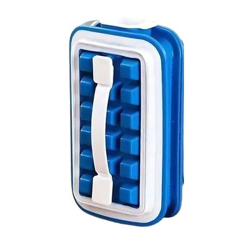 Bandeja Cubos Hielo Antiderrame Reutilizable Cocina Practica-1