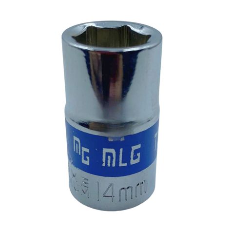 Dado Corto Hexagonal 1/2" x 14mm Herramienta Ferreteria-0