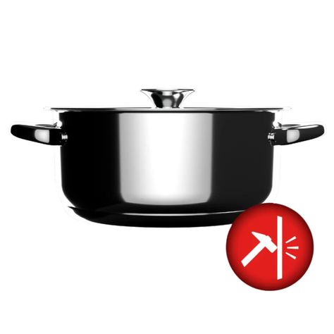 Bateria Cocina Wens 8 Piezas Acero Inoxidable Cocina 460-8SS-4