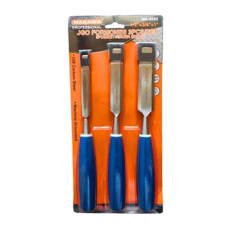 Set 3 Pzas Juego Formones de 25mm Herramientas Profesional-0