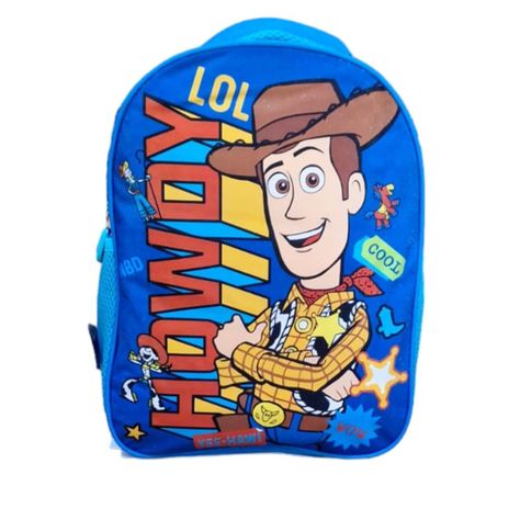 Mochila Infantil Vaquero Azul Estampado Divertido Niños-0