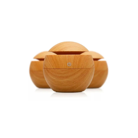 Humidificador Difusor Aromatizador De Ambiente Madera-1