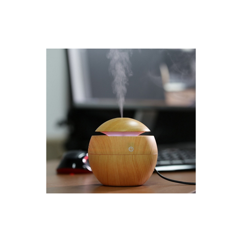 Humidificador Difusor Aromatizador De Ambiente Madera-3