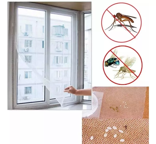 Malla Mosquetera Magnética Para Ventanas Anti Mosquitos-6