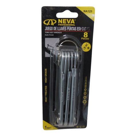 Set de Llave allen Bola 8 Pzas Herramienta Profesional-0