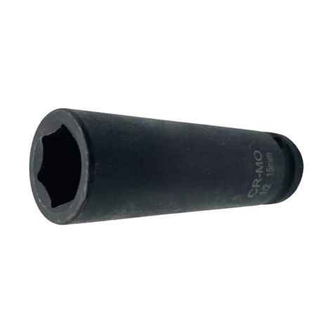 Dado Largo Hexagonal Impacto 1/2" X 15mm Herramienta Ferreteria-1