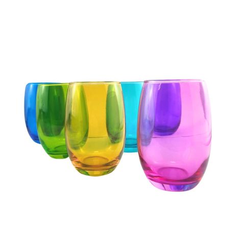 Pack 12 Vasos Altos Vidrio Mikonos Cocina-2