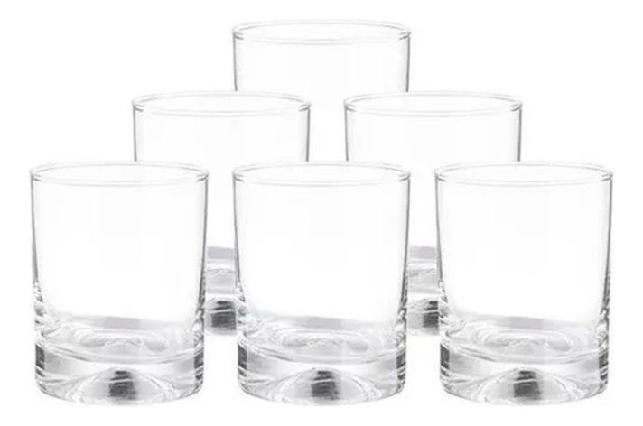 Set 12 Vasos Bajos Manhatan Cristar Tragos 340 Ml-1
