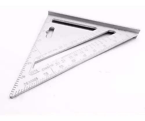 Escuadra De Medición Rápida De Aluminio Macizo Carpintería-0