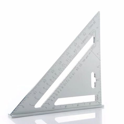 Escuadra De Medición Rápida De Aluminio Macizo Carpintería-1