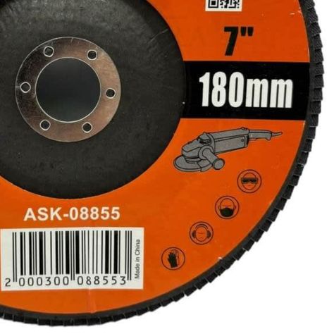 Disco Traslapado de 177mm Herramienta Ferreteria P120 ASK08855-1