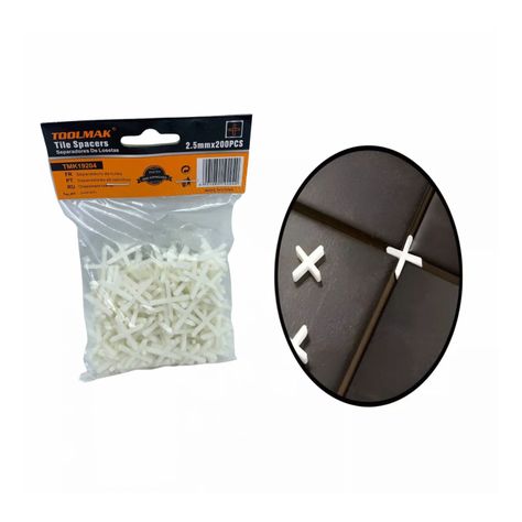 Separador Ceramica 2.5mm 200 Piezas Herramienta TMK19204-1
