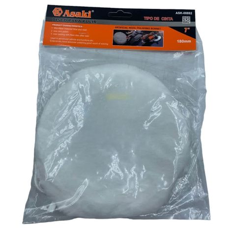 Disco de Lana para Pulir de 180mm Herramienta Ferreteria 08882-0