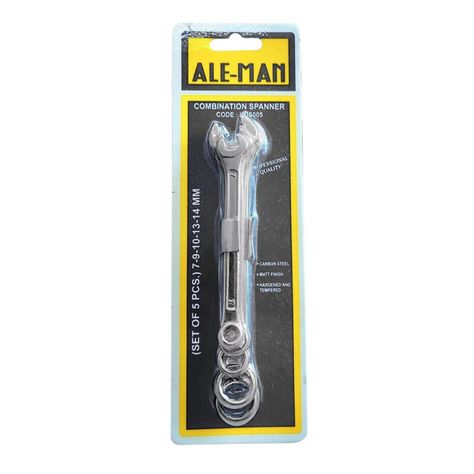 Set Llave Punta Corona 5 Pzas 7-14mm Herramienta Profesional-3
