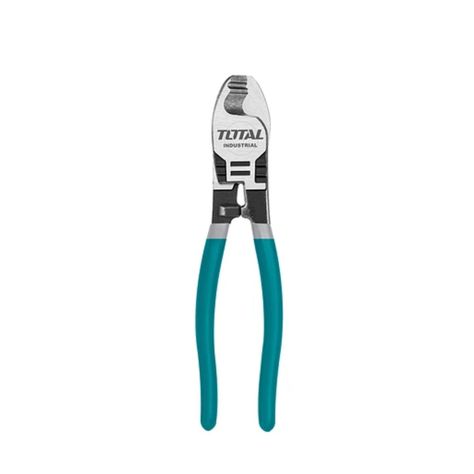 Alicate Cortador Cables Total 6 Pulgadas Con Mango Ferreteria-0