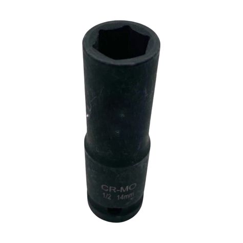 Dado Largo Hexagonal Impacto 1/2" X 14mm Herramienta Ferreteria-0