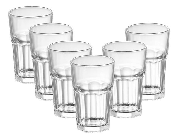 Set 6 Vasos Chicago Altos Allegra 437 Ml-0