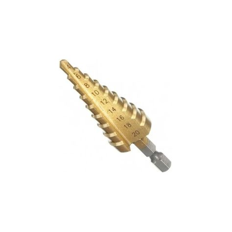 Broca Conica para Fierro desde 4-20mm Herramienta Ferreteria-0