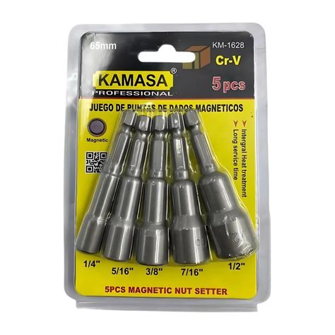 Set de Puntas Magneticas 5 Piezas Herramienta KM1628-0