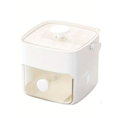 Cubetera de Hielo Portatil a Presion con Tapa Alta Capacidad-0