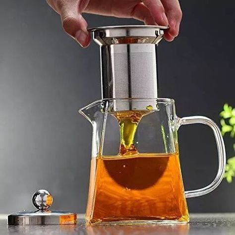 Tetera Infusora De Te Mate Vidrio 750ml-4