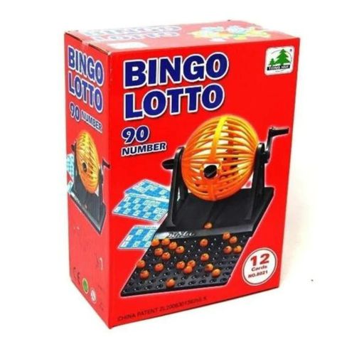 Bingo Lotto Tombola 12 Cartones 90 Numeros-0