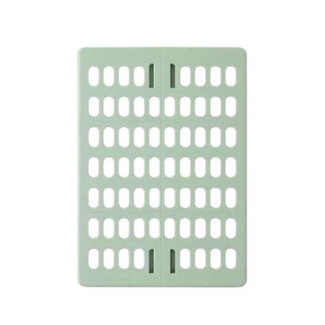 Rejilla Soporte Plástico Baño Verde Rectangular Durable-0