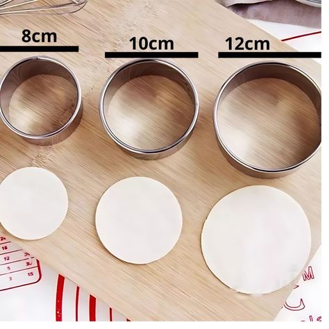 3 Moldes Timbal Redondo Cuadrado Causa Mousse Tortas Cocina-4