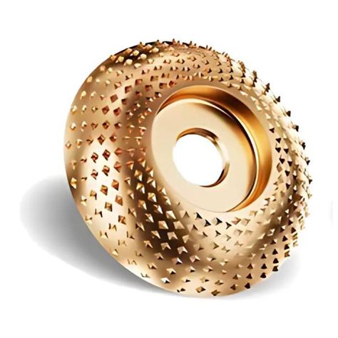 Disco Escofina Curvo de 100mm Dorado Ferreteria KM1766-3