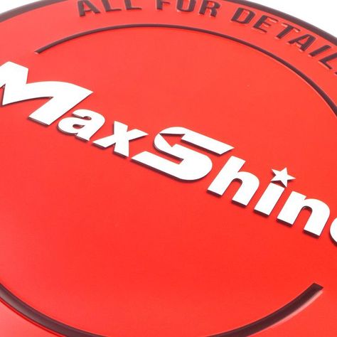 Logo Metálico para Taller Maxshine Logo Garage Skin-1