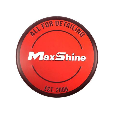 Logo Metálico para Taller Maxshine Logo Garage Skin-2