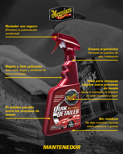 Limpiador Y Abrillantador Meguiars Quik Detailer-4