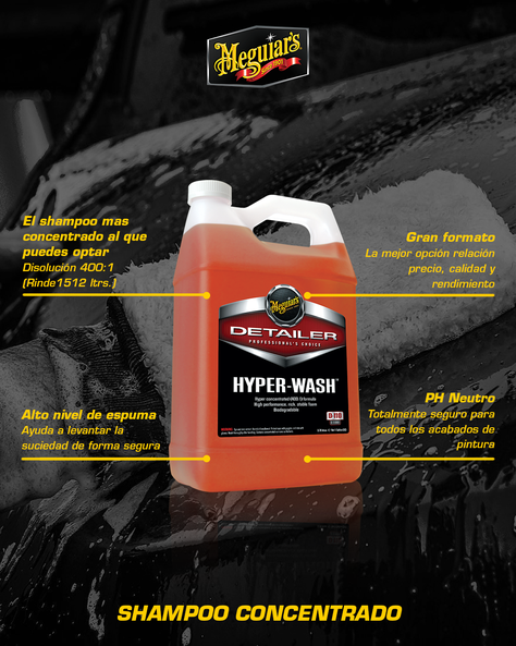 Shampoo Para Autos Meguiars Hyper Wash-4