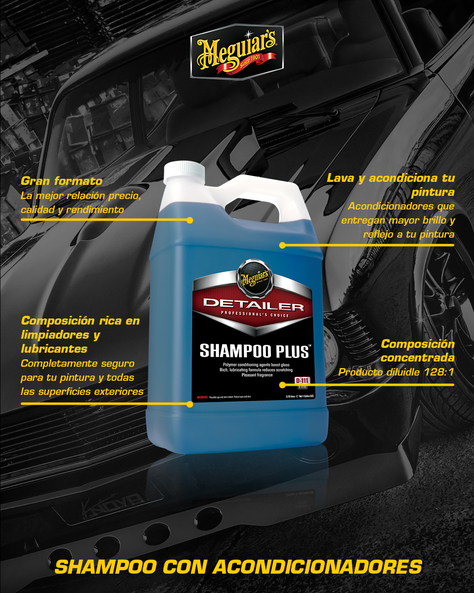 Shampoo Para Autos Meguiars Shampoo Plus 3,7 Lts.-7
