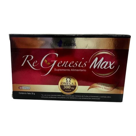 REGENESIS MAX X 30 CAPSULAS OMEGA 3-0