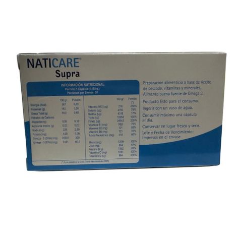 NATICARE SUPRA X 30 CAPSULAS-1