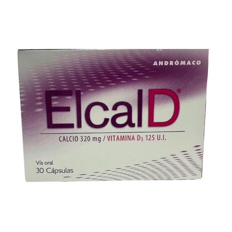 ELCAL D X 30 CAPSULAS CALCIO 320MG VITAMINA D 125U.I-0