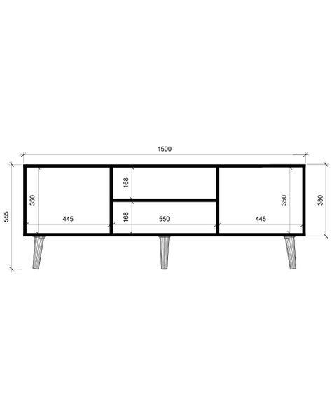 Rack TV 65 Pulgadas Kanso Blanco/Tuareg-5