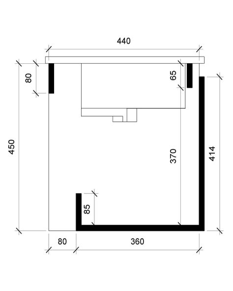Mueble Vanitorio 61cm 2 Puertas Jade-7
