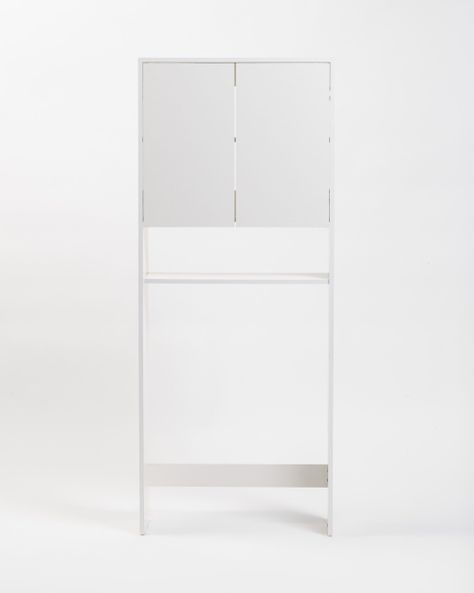 Mueble Organizador WC 2 Puertas Blanco-0